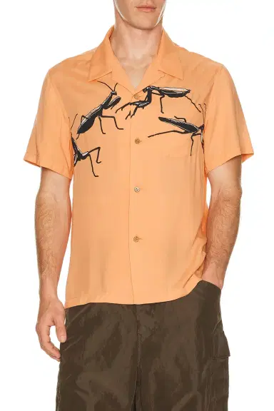 JW Anderson Short Sleeve Camp Collar Shirt | Thumbnail 1 JW Anderson Short Sleeve Camp Collar Shirt | Thumbnail 1