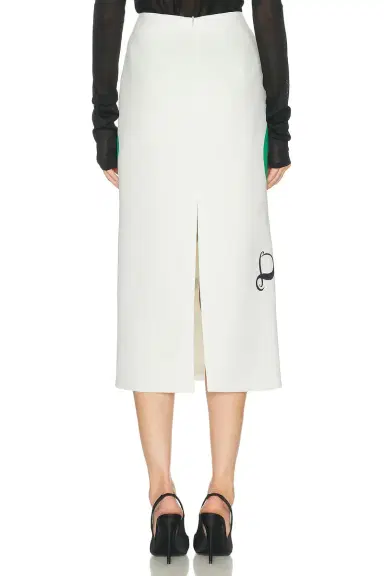 Brandon Maxwell Mercer Pencil Skirt | Thumbnail 4 Brandon Maxwell Mercer Pencil Skirt | Thumbnail 4
