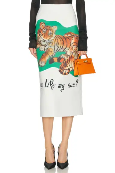 Brandon Maxwell Mercer Pencil Skirt | Thumbnail 1 Brandon Maxwell Mercer Pencil Skirt | Thumbnail 1