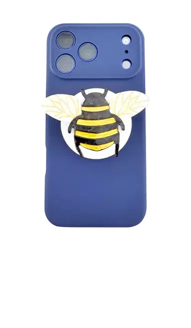 Solar Eclipse Hand-Painted Bee Grip Charm | Thumbnail 2 Solar Eclipse Hand-Painted Bee Grip Charm | Thumbnail 2