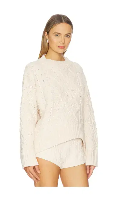 LIONESS Liaison Cable Knit Pullover | Thumbnail 2 LIONESS Liaison Cable Knit Pullover | Thumbnail 2