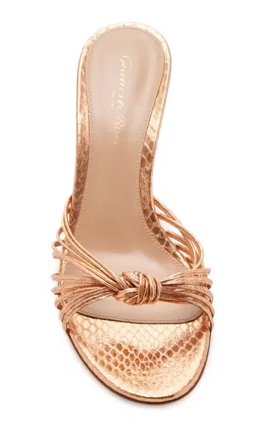 Gianvito Rossi Snakeskin Sandals | Thumbnail 3 Gianvito Rossi Snakeskin Sandals | Thumbnail 3