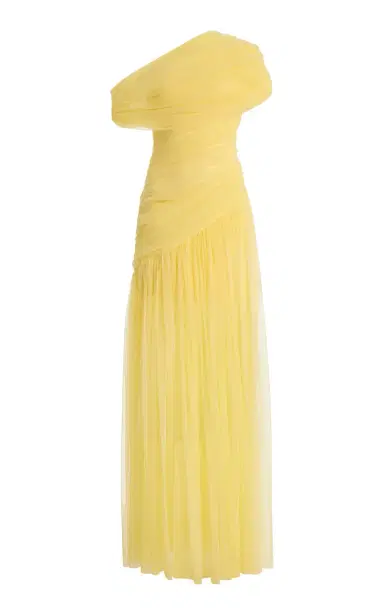 DE LA VALI Exclusive Himalia Gathered Tulle Maxi Dress | Thumbnail 1 DE LA VALI Exclusive Himalia Gathered Tulle Maxi Dress | Thumbnail 1