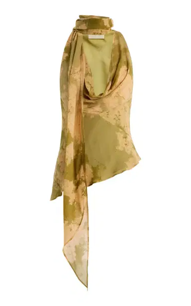 DE LA VALI Exclusive Diosa Cowl-Neck Georgette Scarf Top | Thumbnail 67 DE LA VALI Exclusive Diosa Cowl-Neck Georgette Scarf Top | Thumbnail 67