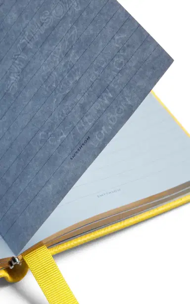 Smythson Chelsea Leather Happiness Notebook | Thumbnail 3 Smythson Chelsea Leather Happiness Notebook | Thumbnail 3