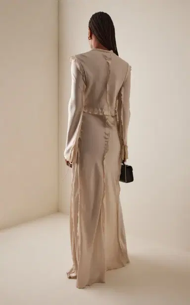 SLEEPING WITH JACQUES Kerry Silk-Satin Midi Dress | Thumbnail 4 SLEEPING WITH JACQUES Kerry Silk-Satin Midi Dress | Thumbnail 4