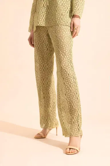 Giambattista Valli Filigree Macrame Trouser | Thumbnail 3 Giambattista Valli Filigree Macrame Trouser | Thumbnail 3