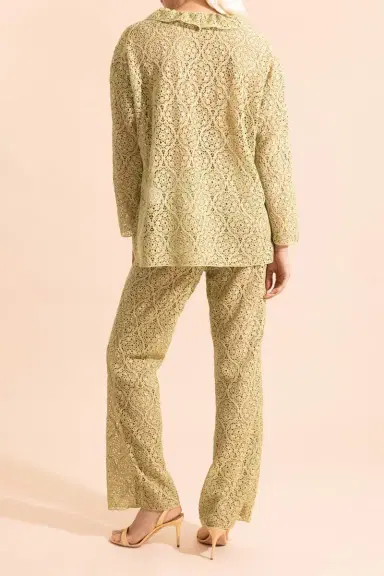 Giambattista Valli Filigree Macrame Trouser | Thumbnail 4 Giambattista Valli Filigree Macrame Trouser | Thumbnail 4