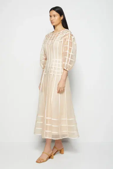 Simkhai Aubree Organza Midi | Thumbnail 5 Simkhai Aubree Organza Midi | Thumbnail 5