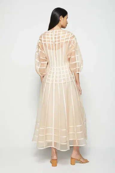 Simkhai Aubree Organza Midi | Thumbnail 6 Simkhai Aubree Organza Midi | Thumbnail 6