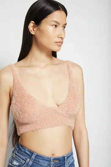 Simkhai Caroline Feathered Bralette | Thumbnail 2 Simkhai Caroline Feathered Bralette | Thumbnail 2