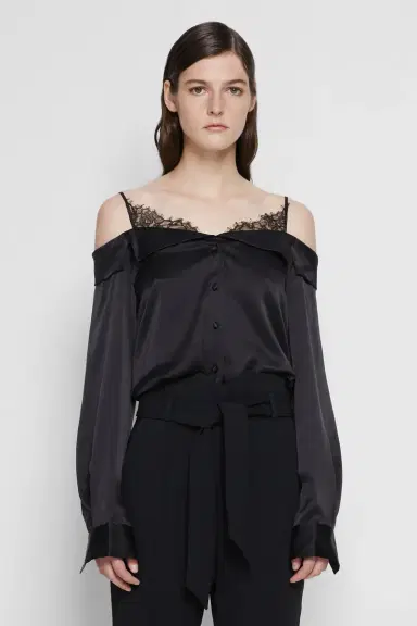 Simkhai Caylee Silk Lace Top | Thumbnail 5 Simkhai Caylee Silk Lace Top | Thumbnail 5