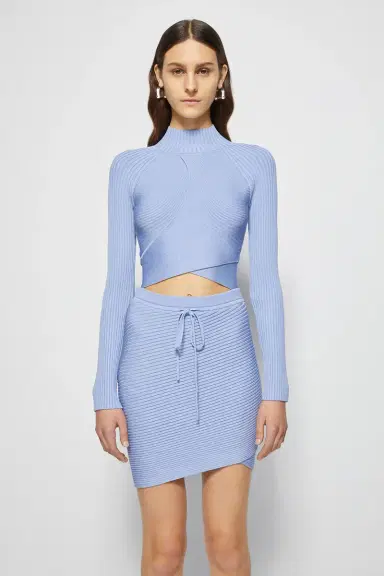 Simkhai Sydney Wrap Skirt | Thumbnail 3 Simkhai Sydney Wrap Skirt | Thumbnail 3