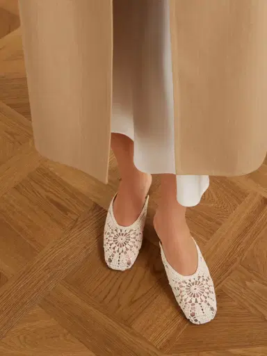 Magda Butrym Crochet Mules | Thumbnail 2 Magda Butrym Crochet Mules | Thumbnail 2