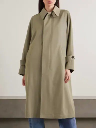 Auralee Wool-gabardine Trench Coat | Thumbnail 3 Auralee Wool-gabardine Trench Coat | Thumbnail 3