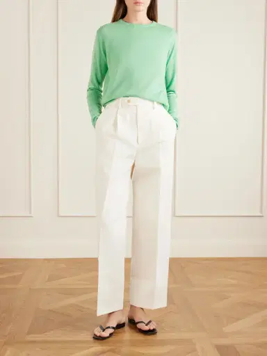 Auralee Cashmere And Silk-blend Sweater | Thumbnail 2 Auralee Cashmere And Silk-blend Sweater | Thumbnail 2