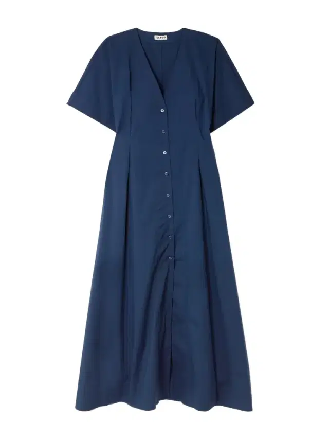 Elle Cotton-blend Midi Dress Elle Cotton-blend Midi Dress