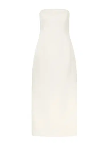 Simkhai Enid Satin Midi Dress | Thumbnail 1 Simkhai Enid Satin Midi Dress | Thumbnail 1