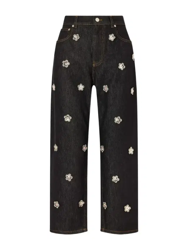 Appliquéd Straight-leg Jeans Appliquéd Straight-leg Jeans