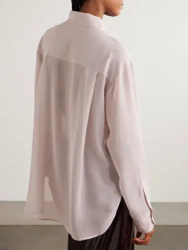 The Frankie Shop Peri Georgette Shirt | Thumbnail 3 The Frankie Shop Peri Georgette Shirt | Thumbnail 3