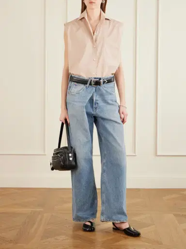 Acne Studios Cotton And Silk Blend Blouse | Thumbnail 2 Acne Studios Cotton And Silk Blend Blouse | Thumbnail 2