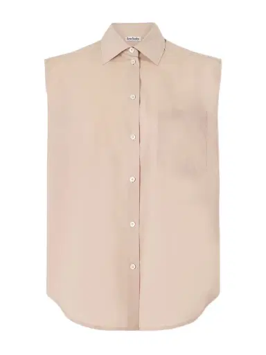 Acne Studios Cotton And Silk Blend Blouse | Thumbnail 1 Acne Studios Cotton And Silk Blend Blouse | Thumbnail 1