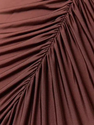 Self-Portrait Off-the-shoulder Draped Stretch-jersey Midi Dress | Thumbnail 4 Self-Portrait Off-the-shoulder Draped Stretch-jersey Midi Dress | Thumbnail 4