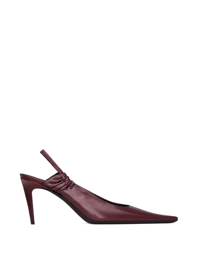 Smooth Leather Anne-Marie Slingback Pumps Smooth Leather Anne-Marie Slingback Pumps