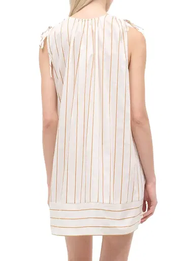 Staud Women's Elena Striped Cotton-Blend A-Line Minidress - Solana Stripe | Thumbnail 5 Staud Women's Elena Striped Cotton-Blend A-Line Minidress - Solana Stripe | Thumbnail 5