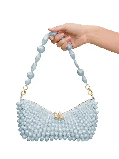 Cult Gaia Women's Mercier Shoulder Bag - Light Breeze | Thumbnail 2 Cult Gaia Women's Mercier Shoulder Bag - Light Breeze | Thumbnail 2