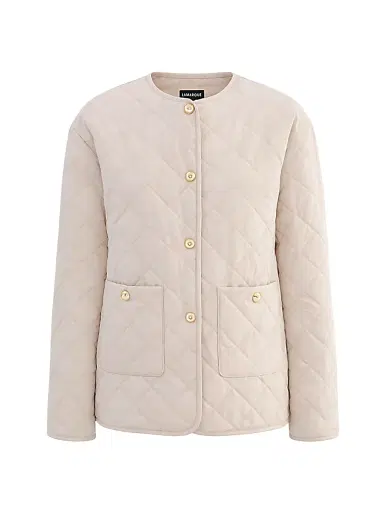 LAMARQUE Women's Hera Quilted Collarless Jacket | Thumbnail 1 LAMARQUE Women's Hera Quilted Collarless Jacket | Thumbnail 1