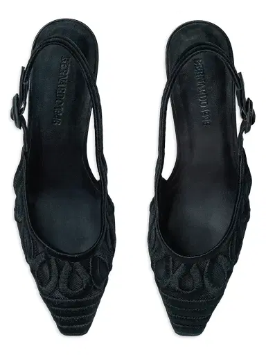 Bernardo 1946 Women's Madinah Slingback Pumps - Black | Thumbnail 5 Bernardo 1946 Women's Madinah Slingback Pumps - Black | Thumbnail 5