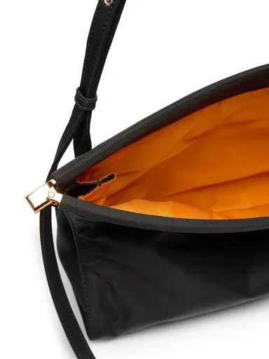 Alaïa Women's Le Clik East West Padded Nylon Shoulder Bag - Noir | Thumbnail 4 Alaïa Women's Le Clik East West Padded Nylon Shoulder Bag - Noir | Thumbnail 4