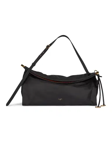 Alaïa Women's Le Clik East West Padded Nylon Shoulder Bag - Noir | Thumbnail 1 Alaïa Women's Le Clik East West Padded Nylon Shoulder Bag - Noir | Thumbnail 1