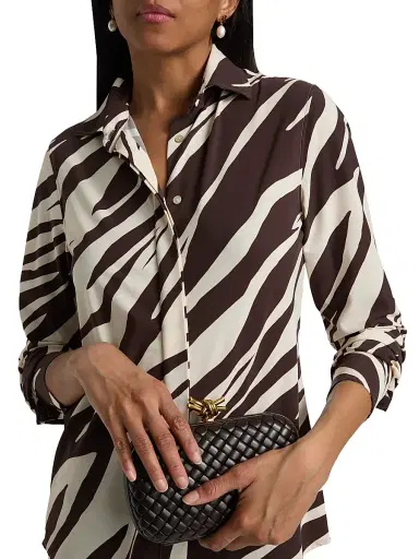 Chiara Boni La Petite Robe Women's Rosyna Zebra-StripedJersey Shirt - Marlene | Thumbnail 6 Chiara Boni La Petite Robe Women's Rosyna Zebra-StripedJersey Shirt - Marlene | Thumbnail 6