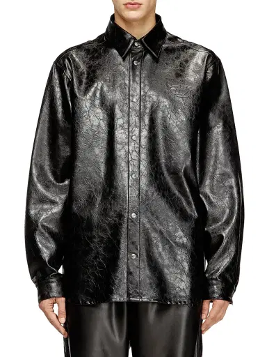 Diesel Men's S-Simply-Qmbu Point Collar Shirt | Thumbnail 3 Diesel Men's S-Simply-Qmbu Point Collar Shirt | Thumbnail 3
