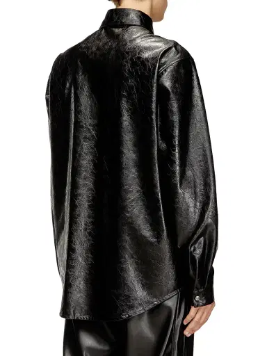 Diesel Men's S-Simply-Qmbu Point Collar Shirt | Thumbnail 4 Diesel Men's S-Simply-Qmbu Point Collar Shirt | Thumbnail 4