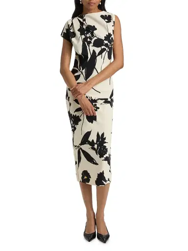 Chiara Boni La Petite Robe Women's Teruo Floral Asymmetric Top - Ava | Thumbnail 2 Chiara Boni La Petite Robe Women's Teruo Floral Asymmetric Top - Ava | Thumbnail 2