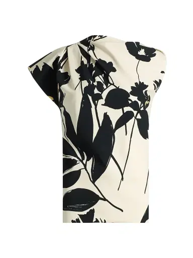 Chiara Boni La Petite Robe Women's Teruo Floral Asymmetric Top - Ava | Thumbnail 1 Chiara Boni La Petite Robe Women's Teruo Floral Asymmetric Top - Ava | Thumbnail 1