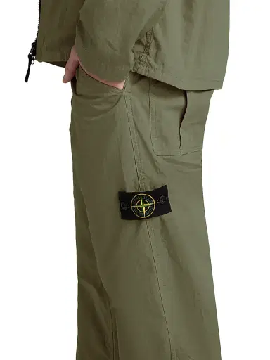 Stone Island Men's Cotton Ripstop Military Trousers - Military Green | Thumbnail 6 Stone Island Men's Cotton Ripstop Military Trousers - Military Green | Thumbnail 6