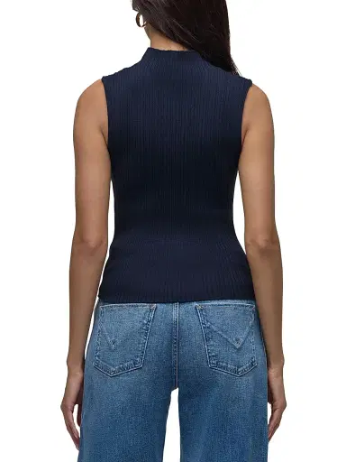 Hudson Jeans Women's Mock Turtleneck Sweater Tank | Thumbnail 6 Hudson Jeans Women's Mock Turtleneck Sweater Tank | Thumbnail 6