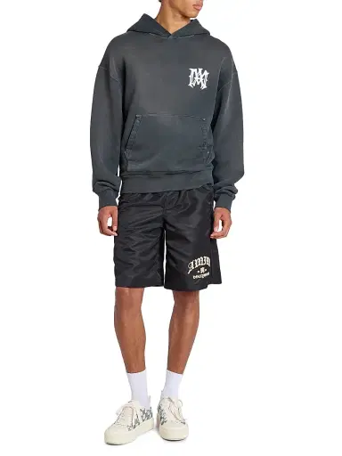 Amiri Men's Hollywood Logo Hoodie - Black | Thumbnail 2 Amiri Men's Hollywood Logo Hoodie - Black | Thumbnail 2