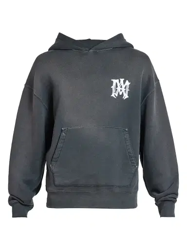 Amiri Men's Hollywood Logo Hoodie - Black | Thumbnail 1 Amiri Men's Hollywood Logo Hoodie - Black | Thumbnail 1