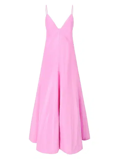 Staud Women's Paloma A-Line Open Back Maxi Dress - Orchid - Size Large | Thumbnail 1 Staud Women's Paloma A-Line Open Back Maxi Dress - Orchid - Size Large | Thumbnail 1