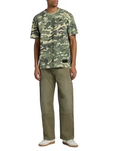 EZR Men's Faded Camouflage Cotton T-Shirt - Camo Faded | Thumbnail 2 EZR Men's Faded Camouflage Cotton T-Shirt - Camo Faded | Thumbnail 2
