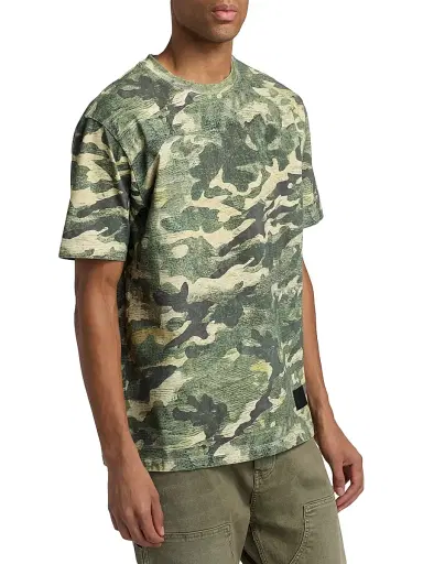 EZR Men's Faded Camouflage Cotton T-Shirt - Camo Faded | Thumbnail 4 EZR Men's Faded Camouflage Cotton T-Shirt - Camo Faded | Thumbnail 4