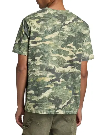 EZR Men's Faded Camouflage Cotton T-Shirt - Camo Faded | Thumbnail 5 EZR Men's Faded Camouflage Cotton T-Shirt - Camo Faded | Thumbnail 5