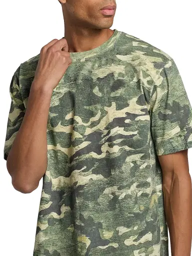 EZR Men's Faded Camouflage Cotton T-Shirt - Camo Faded | Thumbnail 6 EZR Men's Faded Camouflage Cotton T-Shirt - Camo Faded | Thumbnail 6