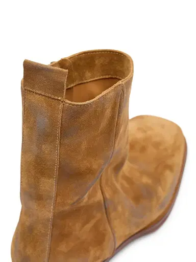 Acne Studios Men's Bebe Distressed Suede Boots - Sand Beige | Thumbnail 5 Acne Studios Men's Bebe Distressed Suede Boots - Sand Beige | Thumbnail 5