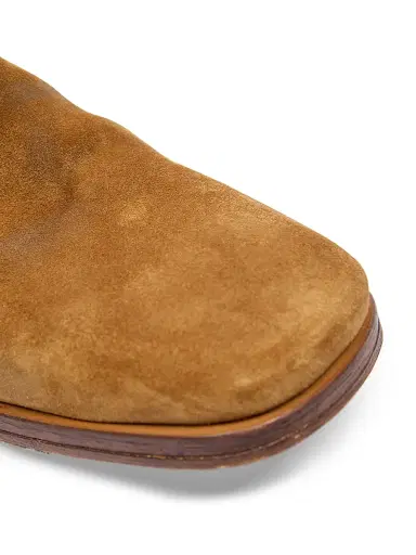 Acne Studios Men's Bebe Distressed Suede Boots - Sand Beige | Thumbnail 6 Acne Studios Men's Bebe Distressed Suede Boots - Sand Beige | Thumbnail 6